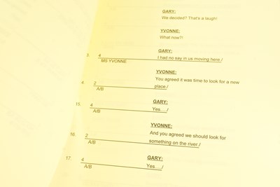 Lot 95 - GOODNIGHT SWEETHEART - NICHOLAS LYNDHURST SCRIPT