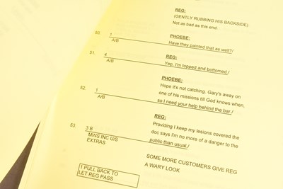 Lot 95 - GOODNIGHT SWEETHEART - NICHOLAS LYNDHURST SCRIPT
