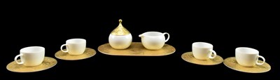 Lot 156 - ROSENTHAL - SET OF FOUR 'ZAUBERFLOTE' COFFEE CUPS & SAUCERS