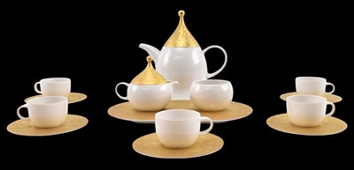 Lot 156 - ROSENTHAL - SET OF FOUR 'ZAUBERFLOTE -MAGIC FLUTE ' COFFEE SERIVCE