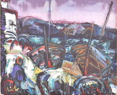 Lot 119 - ERIC LOO OHLQUIST - 1960S OIL ON CANVAS PAINTING