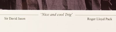 Lot 114 - ONLY FOOLS & HORSES - 'NICE AND COOL TRIG' LTD ED DUAL SIGNED PRINT