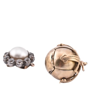 Lot 384 - MASONIC ORB CROSS PENDANT & FRENCH CLASP