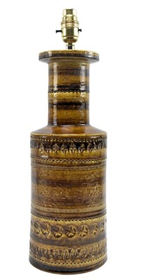 Lot 35 - BITOSSI - SAHARA - LARGE ITALIAN GLAZED STUDIO ART LAMP