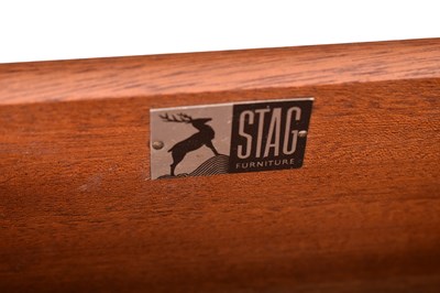 Lot 315 - STAG - C RANGE - MID CENTURY WALNUT DRESSING TABLE
