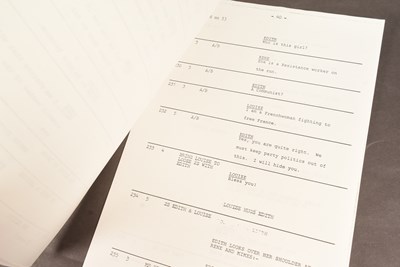 Lot 28 - 'ALLO 'ALLO! (BBC SITCOM) - ORIGINAL PRODUCTION SCRIPT
