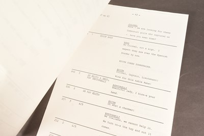 Lot 28 - 'ALLO 'ALLO! (BBC SITCOM) - ORIGINAL PRODUCTION SCRIPT