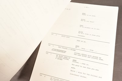 Lot 28 - 'ALLO 'ALLO! (BBC SITCOM) - ORIGINAL PRODUCTION SCRIPT