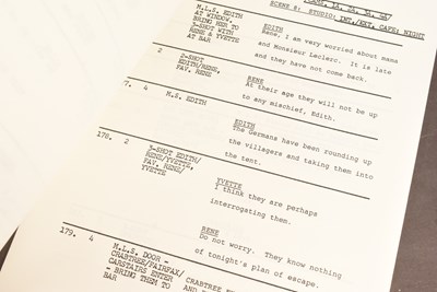 Lot 73 - 'ALLO 'ALLO! (BBC SITCOM) - ORIGINAL PRODUCTION SCRIPT