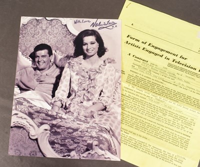 Lot 120 - THE SAINT (1960S TV SERIES) - VALERIE LEON'S ORIGINAL CONTRACT