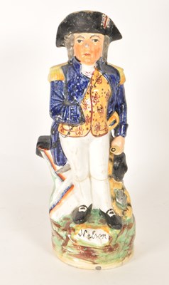 Lot 82 - 19TH CENTURY STAFFORDSHIRE LORD NELSON TOBY JUG