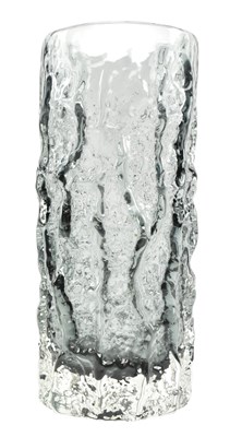 Lot 217 - GEOFFREY BAXTER FOR WHITEFRIARS - BARK GLASS VASE IN PEWTER COLOURWAY