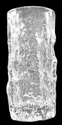 Lot 218 - GEOFFREY BAXTER FOR WHITEFRIARS - BARK GLASS VASE IN FLINT COLOURWAY