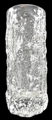 Lot 218 - GEOFFREY BAXTER FOR WHITEFRIARS - BARK GLASS VASE IN FLINT COLOURWAY