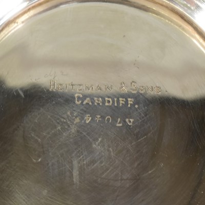 Lot 129 - VALERIE LEON'S COLLECTION - HALLMARKED SILVER CHRISTENING MUG & AUTOGRAPH