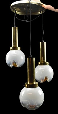 Lot 481 - MAZZEGA - ITALIAN MURANO GLASS CEILING LIGHT