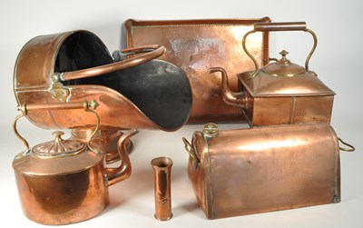 Lot 281 - COLLECTION OF LATE 19TH / EARLY 20TH CENTURY COPPER WARES