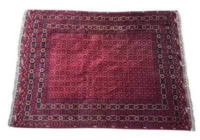 Lot 352 - EARLY 20TH CENTURY AFGHAN KAYAM FLOOR CARPET RUG