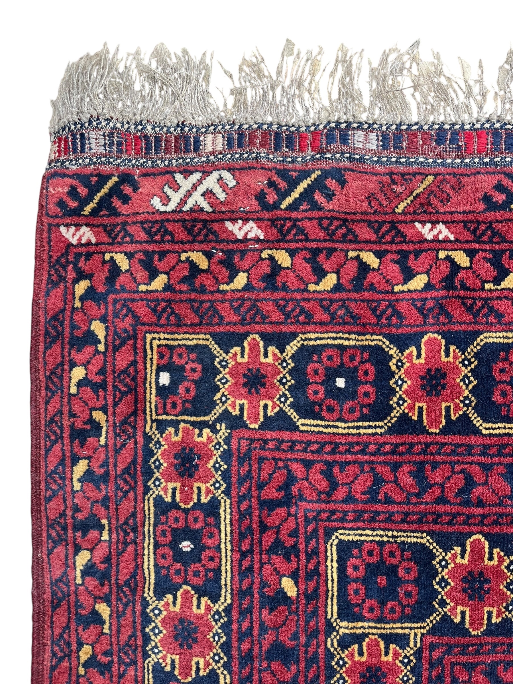 Lot 352 - EARLY 20TH CENTURY AFGHAN KAYAM FLOOR CARPET
