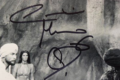 Lot 123 - THE GOLDEN VOYAGE OF SINBAD (1973) - DUAL SIGNED 8X10" PHOTO - AFTAL