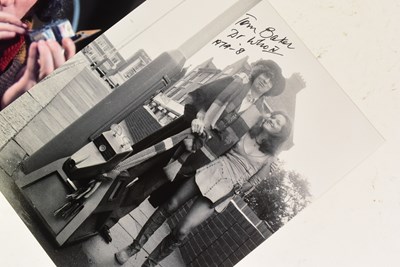 Lot 102 - DOCTOR WHO - TOM BAKER (FOURTH DOCTOR) - SIGNED 8X10" PHOTOS - AFTAL