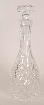 Lot 95 - WATERFORD COMERAGH PATTERN CRYSTAL GLASS DECANTER AND STOPPER