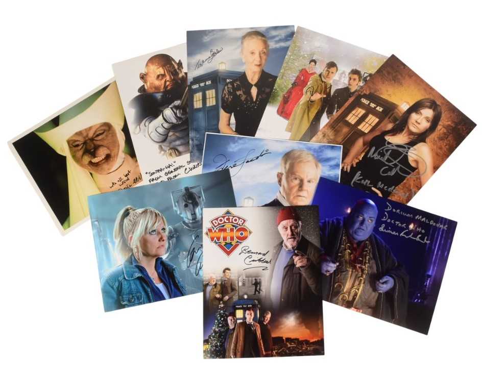 Lot 83 - DOCTOR WHO - COLLECTION OF AUTOGRAPHS