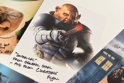 Lot 83 - DOCTOR WHO - COLLECTION OF AUTOGRAPHS