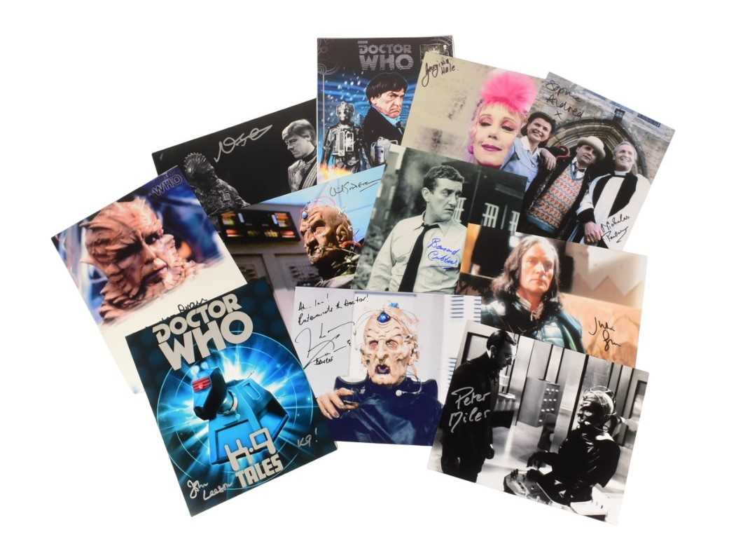 Lot 184 - DOCTOR WHO - COLLECTION OF AUTOGRAPHS