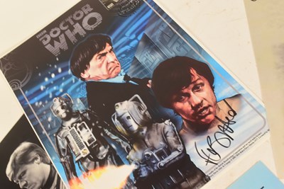 Lot 184 - DOCTOR WHO - COLLECTION OF AUTOGRAPHS