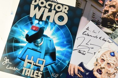 Lot 184 - DOCTOR WHO - COLLECTION OF AUTOGRAPHS