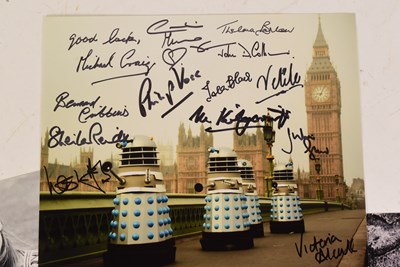 Lot 251 - DOCTOR WHO - COLLECTION OF MULTI-SIGNED AUTOGRAPHED PHOTOS