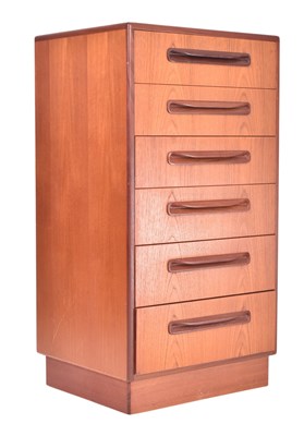 Lot 26 - WILKINS FOR G PLAN - FRESCO RANGE - TEAK PEDESTAL CHEST OF DRAWERS