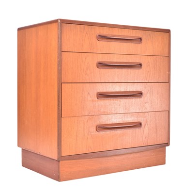 Lot 470 - WILKINS FOR G PLAN - FRESCO RANGE - TEAK CHEST OF DRAWERS