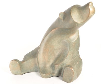 Lot 370 - 20TH CENTURY ALEXSANDER DANEL BEAR SCULPTURE