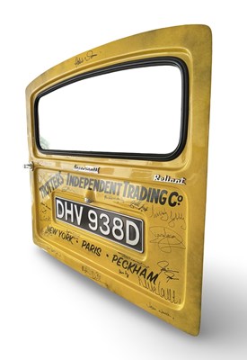 Lot 2 - ONLY FOOLS & HORSES - DAVID JASON + CAST SIGNED VAN DOOR