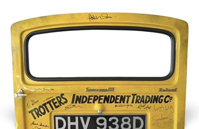 Lot 2 - ONLY FOOLS & HORSES - DAVID JASON + CAST SIGNED VAN DOOR