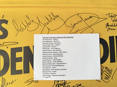 Lot 40 - ONLY FOOLS & HORSES - CAST SIGNED TROTTER VAN PANEL