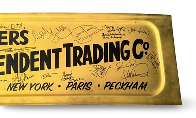 Lot 40 - ONLY FOOLS & HORSES - CAST SIGNED TROTTER VAN PANEL