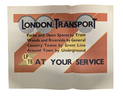 Lot 22 - RAILWAYANA - 197OS LONDON TRANSPORT POSTER IN COLOURS