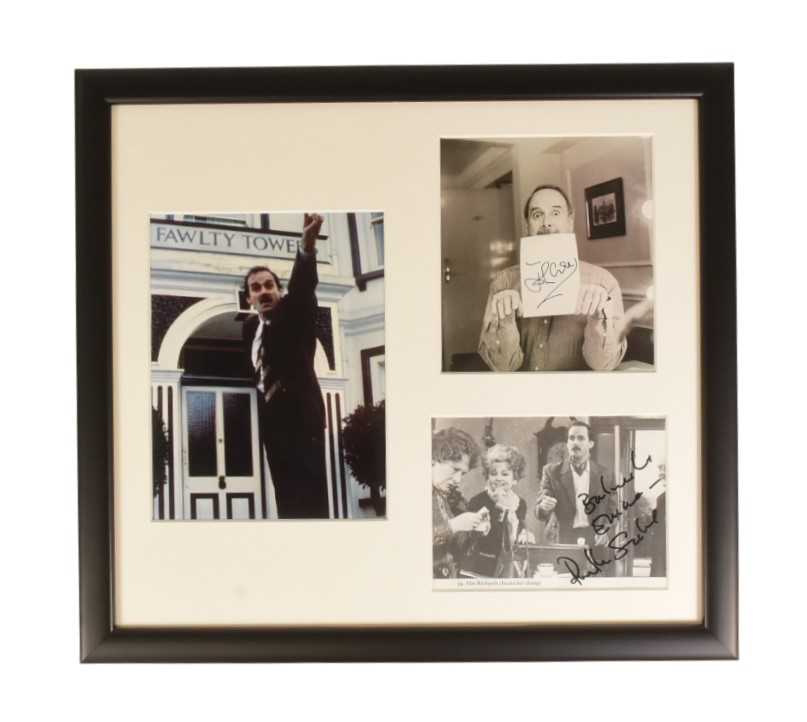 Lot 171 - FAWLTY TOWERS (BBC SITCOM 1975-1979) - AUTOGRAPH DISPLAY