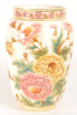 Lot 99 - ZSOLNAY PECS - LATE 19TH CENTURY HUNGARIAN CERAMIC VASE