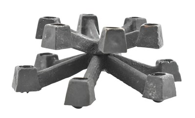Lot 598 - JENS QUISTGAARD FOR PARO - MONSTERBE - MID CENTURY 1960S CAST IRON SPIDER CANDLEHOLDER