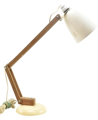 Lot 506 - G. A. SCOTT - MAC LAMP #8 FOR HABITAT - VINTAGE 1960S DESK LAMP IN CREAM