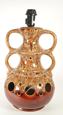 Lot 448 - FOSTERS OF NEWLYN - MID CENTURY POTTERY LAMP BASE
