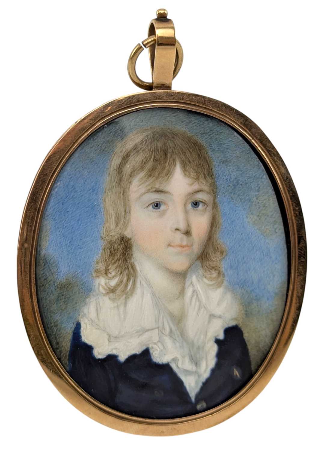 Lot 41 - ATTR. GEORGE PLACE - CIRCA 1790 IVORY PORTRAIT MINIATURE OF ROBERT SUTTON, LATER CANNON OF RIPON