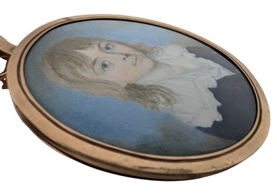 Lot 41 - ATTR. GEORGE PLACE - CIRCA 1790 IVORY PORTRAIT MINIATURE OF ROBERT SUTTON, LATER CANNON OF RIPON
