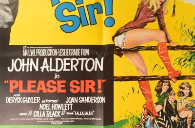 Lot 16 - PLEASE SIR! (1971) - ORIGINAL BRITISH QUAD CINEMA POSTER