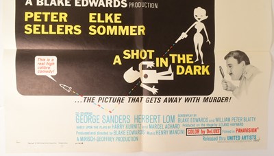 Lot 209 - A SHOT IN THE DARK (1964) - PINK PANTHER - ORIGINAL QUAD MOVIE POSTER