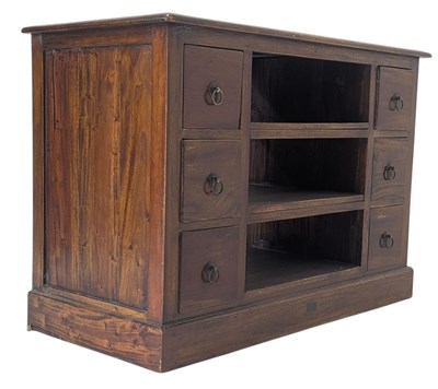 Lot 374 - 20TH CENTURY MAHOGANY & PINE ANCIENT MARINER BOOKCASE